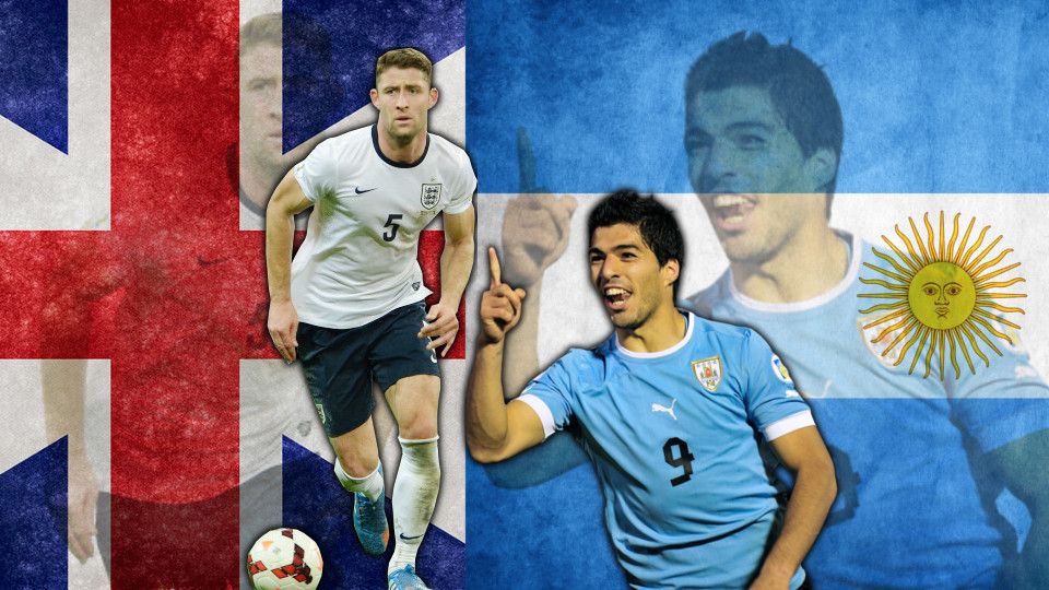 Gary Cahill (kiri) dan Luis Suarez Copyright: &copy; Bayu/INDOSPORT